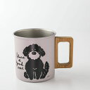 Wedraw by sea マグ L グレー(犬) 本体:日本、ハンドル:タイ製 洋食器 マグカップ ティーカップ コーヒーカップ(3)