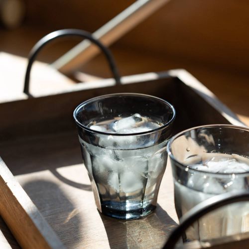 デュラレックス ピカルディー 310 ガラスコップ グレー フランス製 洋食器 湯のみ 湯呑み フリーカップ タンブラー