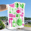 Atelier FOLK 5枚合わせのかや生地ふきん キッチンの道具たち 日本製 奈良 洋食器