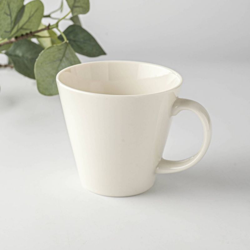 10.5cm口広マグ 無地 (高さ:8.5cm) 日本製 美濃焼 洋食器 マグカップ ティーカップ コーヒーカップ