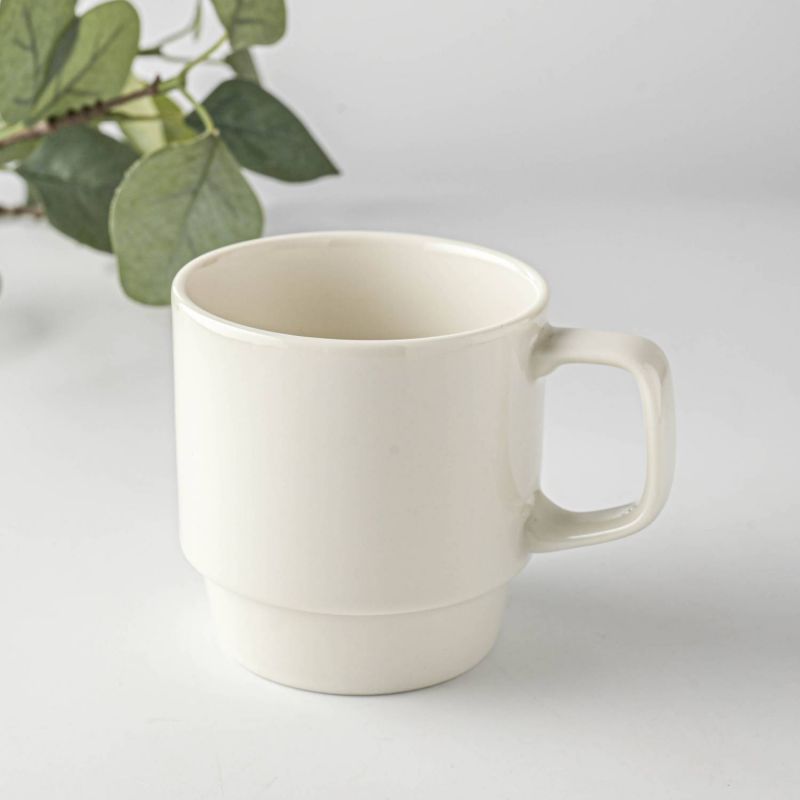 8.5cmスタックマグ 無地 (高さ:8.5cm) 日本製 美濃焼 洋食器 マグカップ ティーカップ コーヒーカップ