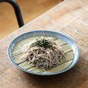 ざる蕎麦セット(大皿&スノコ) うすかる細十草 22.5cm皿 大皿:日本、スノコ:中国製 和食器