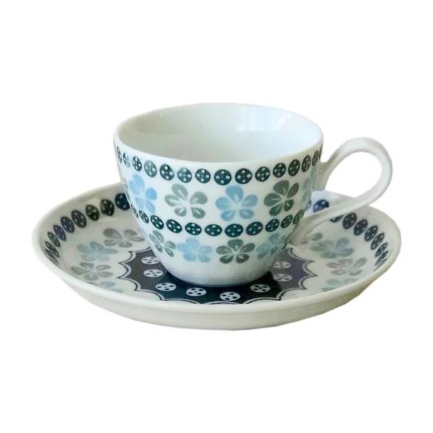 ポタリーフィールド ブルーフラワー コーヒー碗皿 日本製 洋食器 カップ＆ソーサー カップ・ソーサー カップアンドソーサー