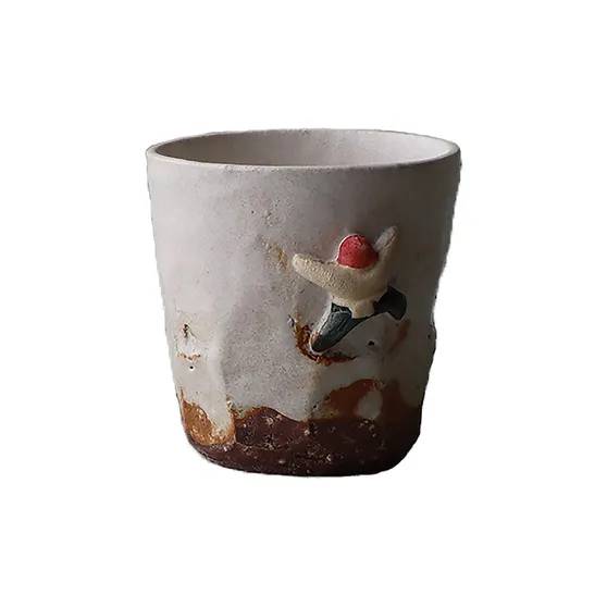 クライミング 冬 酒カップ 110cc 日本製 美濃焼 和食器 湯のみ 湯呑み フリーカップ タンブラー