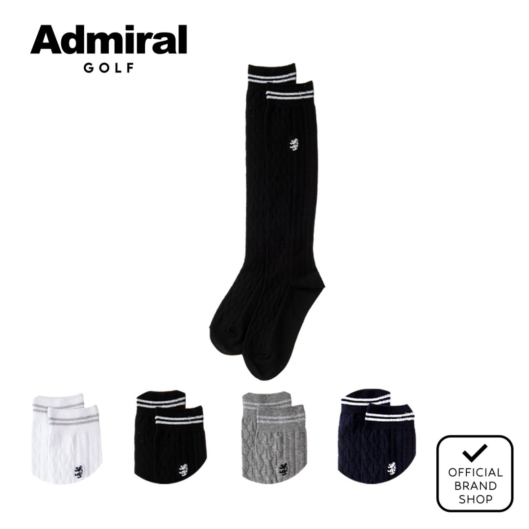 【正規販売店】レディースハイソックス ゴルフ ソックス 靴下 アドミラル（Admiral GOLF） ADMB321F ヤマニゴルフ