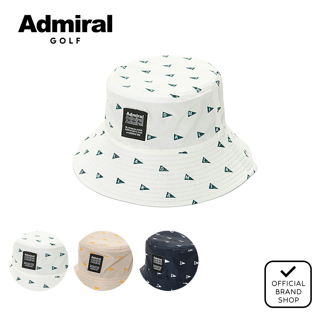 【正規販売店】[Admiral GOLF] リバーシブルバケットハット ハット 帽子 ユニセックス メンズ レディース ゴルフ ハット アドミラル アドミラルゴルフ ADMB4B05 ヤマニゴルフ