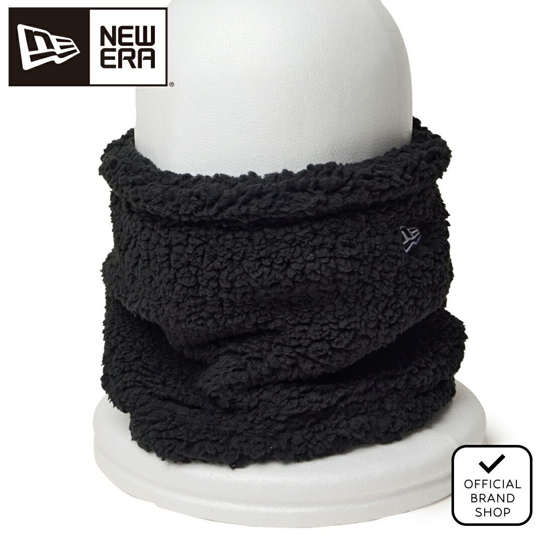 【正規販売店】[NEW ERA] ボア ネックウォーマー スナップオープン ブラック メンズ ゴルフ ネックウォーマー ニューエラ 12854797 ERMG1FMG ヤマニゴルフ