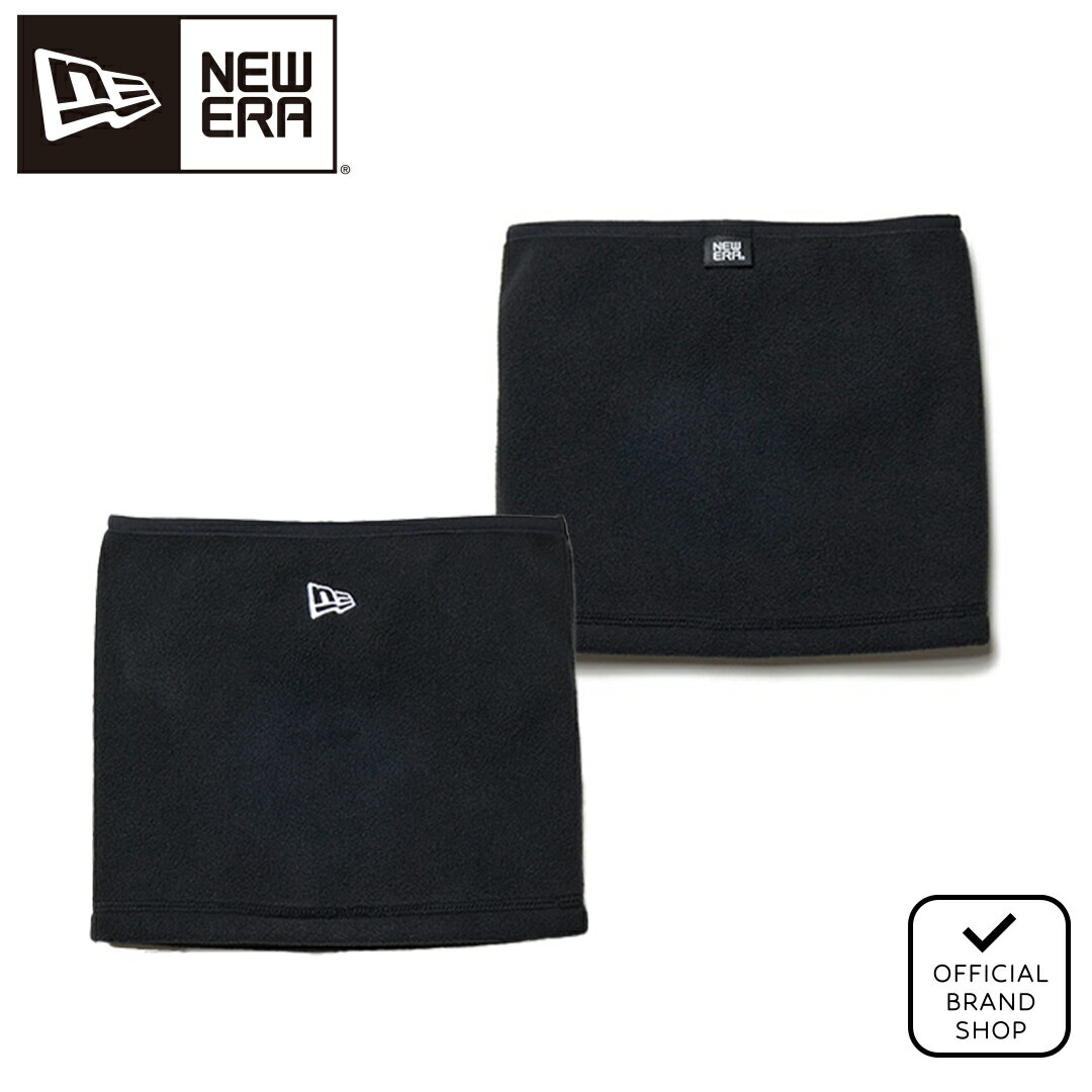 【正規販売店】[NEW ERA] フリースネックウォーマー ブラック/ホワイト メンズ ゴルフ ネックウォーマー ニューエラ 14311560 ERMG457F ヤマニゴルフ