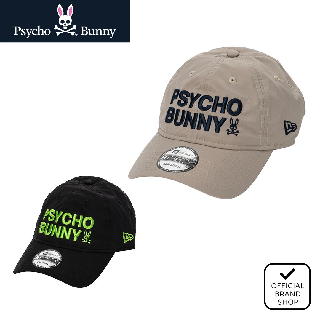 【正規販売店】[Psycho Bunny] キャップ　NEW ERAコラボ キャップ 帽子 ユニセックス メンズ レディース ゴルフ ベースボールキャップ サイコバニー PBMG402F ヤマニゴルフ