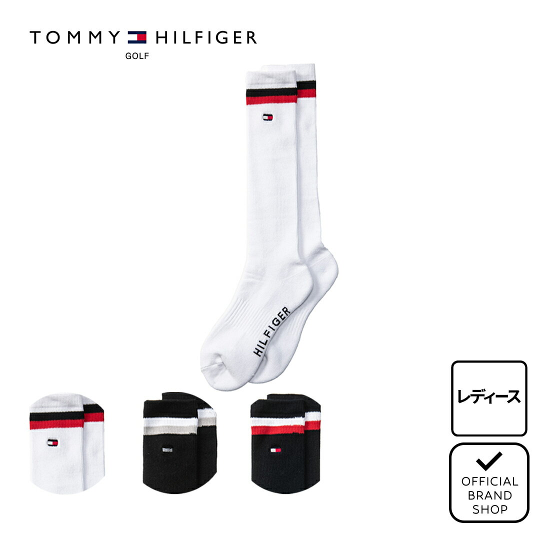 【50%OFF】【正規販売店】[Tommy Hilfiger Golf] ハイソックス レディース ハイ フラッグ ゴルフ ソッ..