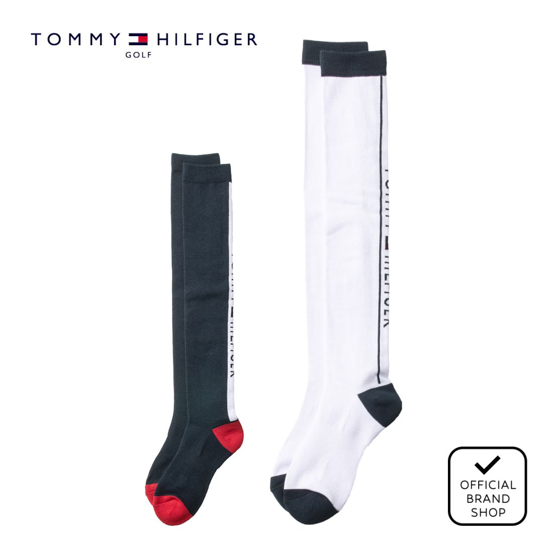 【正規販売店】ニーハイソックス バックロゴ レディース ゴルフ ソックス 靴下 トミー・ヒルフィガー（TOMMY HILFIGER GOLF） THMB4S06 ヤマニゴルフ