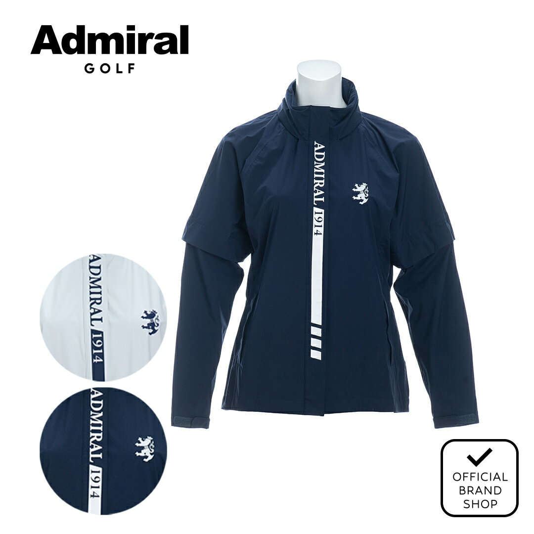 【40%OFF】 アドミラル（Admiral GOLF） レインジャケット 防水ジャケット ゴルフウェア レインウェア 雨 レディース ゴルフ ウェア アウター ADLA111 ヤマニゴルフ【正規販売店】のサムネイル