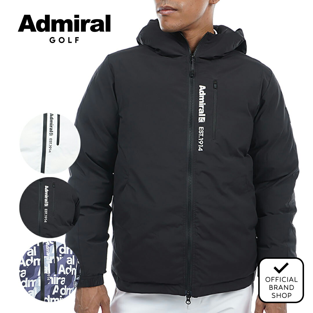 【40%OFF】【正規販売店】[Admiral GOLF] 23F 軽量パデッド フーデッドJKT ゴルフウェア ジャケット メンズ ゴルフ ウェア アウター アドミラル ADMA390 ヤマニゴルフ