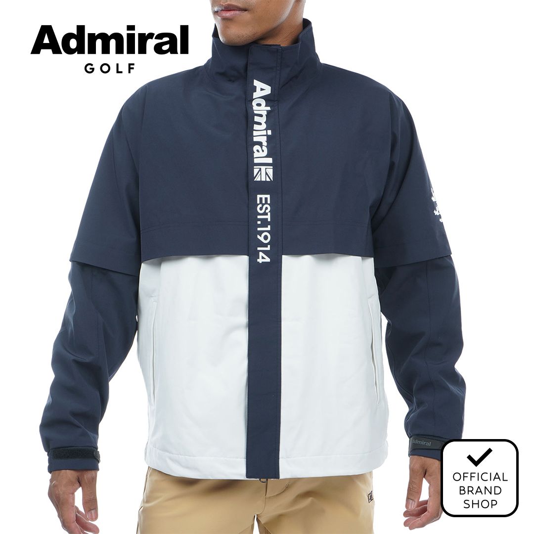 【正規販売店】[Admiral GOLF] レインジャケット ゴルフウェア レインウェア メンズ ゴルフ ウェア アウター 撥水 ストレッチ ハイテンション 防水 2WAY アドミラル ゴルフ ADMA3R1 ヤマニゴルフ その1