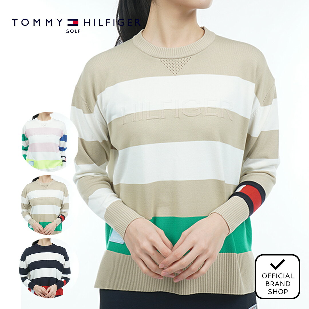 40%OFFۡŹ[TOMMY HILFIGER GOLF] ǥ ݥꥨƥ饬 ȥ饤ץ롼ͥå˥å ȥߡ ҥե 