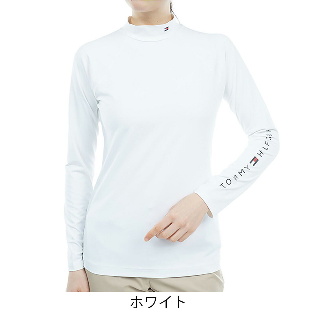 【吉田優利プロ着用】 【正規販売店】[Tommy Hilfiger Golf] モックネックインナー レディース ゴルフ インナー トミー・ヒルフィガー THLA490 ヤマニゴルフ
