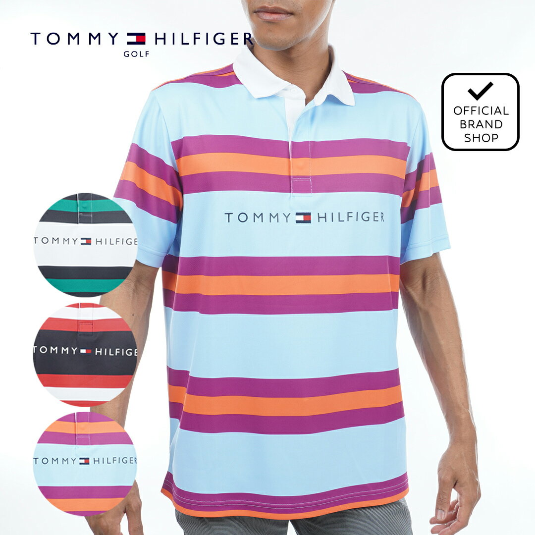 【50%OFF 半額】【正規販売店】[TOMMY HILFIGER GOLF]メンズ ストライプ ラガーシャツ トミー ヒルフィガー ゴルフ