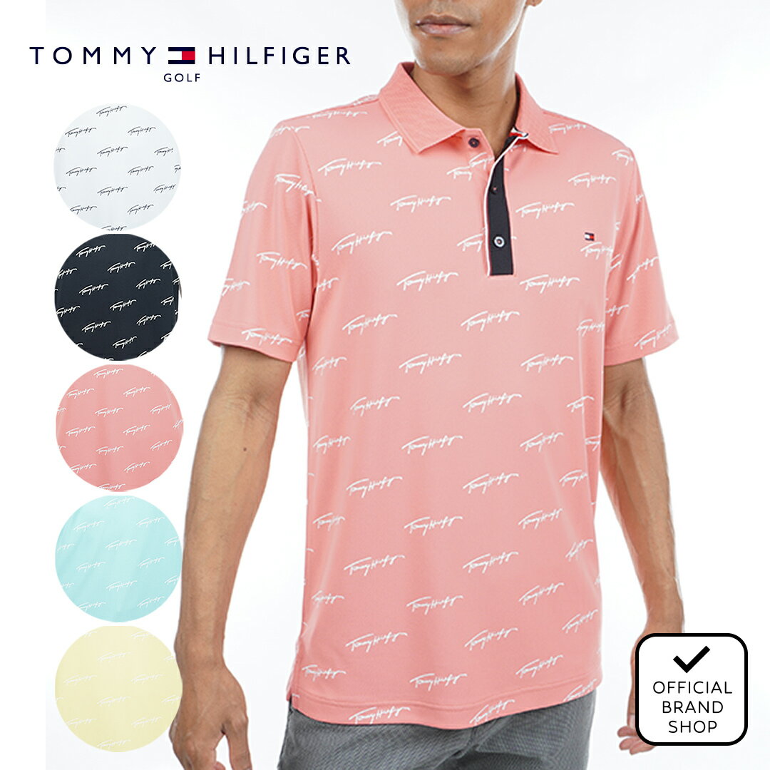 【40%OFF】【正規販売店】[TOMMY HILFIGER GOLF]メンズ ロゴモノグラム ポロシャツ トミー ヒルフィガー ゴルフ