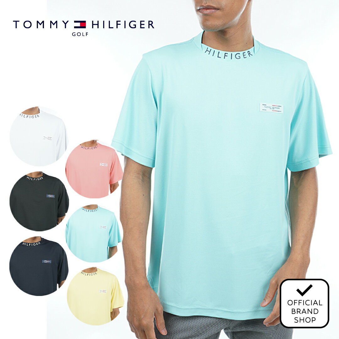 【40%OFF】【正規販売店】[TOMMY HILFIGER GOLF]メンズ バックロゴ 変形モックネックシャツ トミー ヒルフィガー ゴルフ