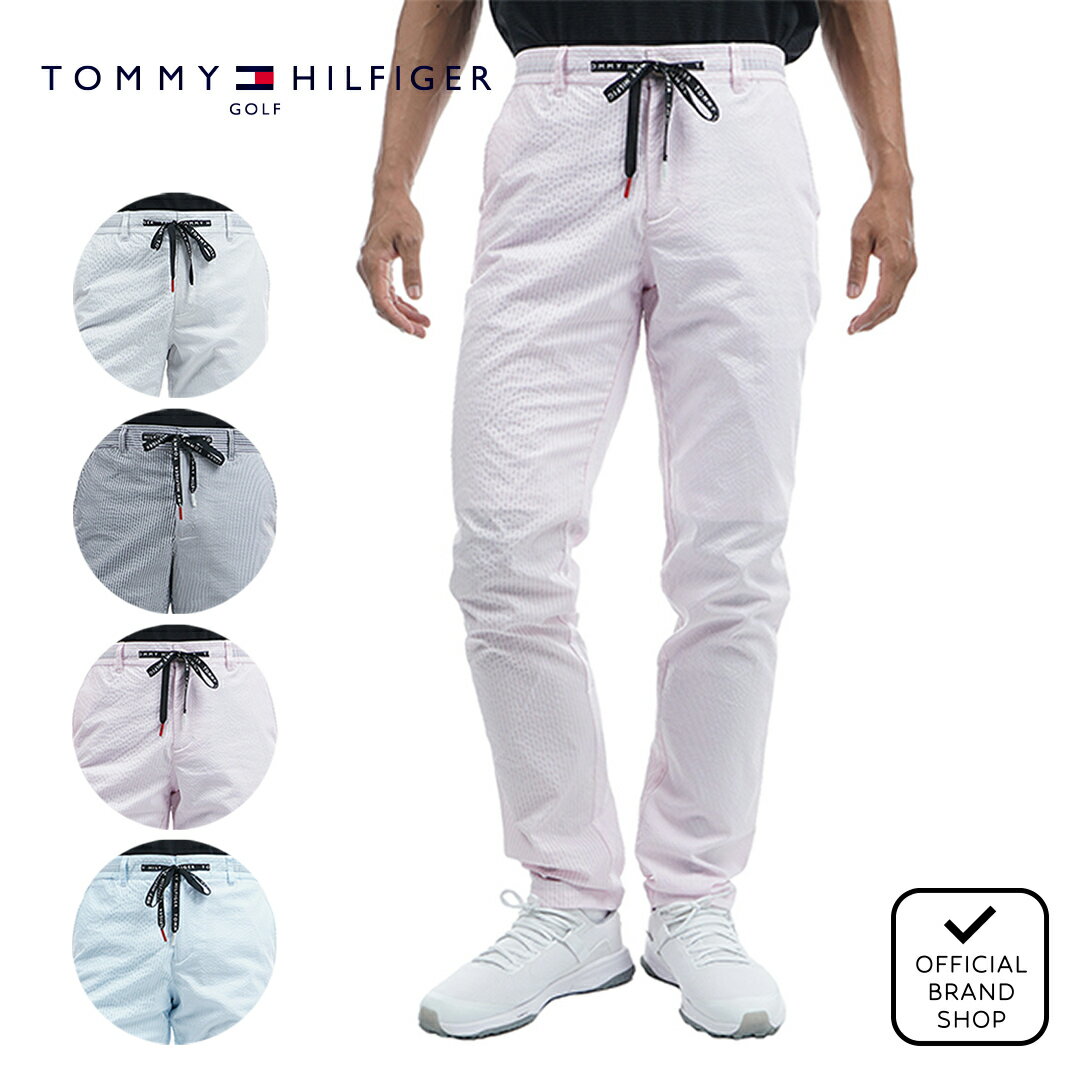 【50%OFF 半額】【正規販売店】[TOMMY HILFIGER GOLF] メンズ シアサッカー テーパードパンツ トミー ヒルフィガー ゴルフ