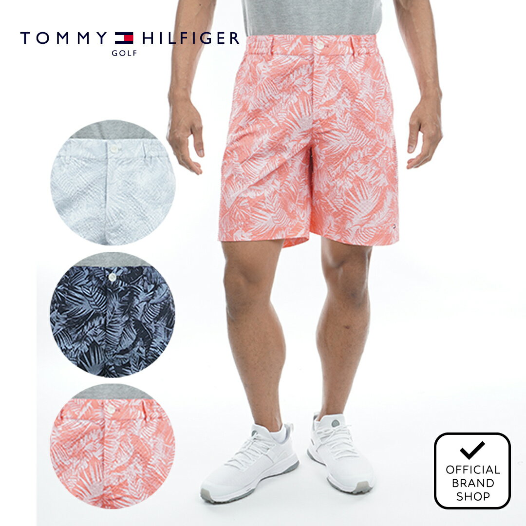 【40%OFF】【正規販売店】[TOMMY HILFIGER GOLF] メンズ リーフプリント ショートパンツ トミー ヒルフィガー ゴルフ THMA336 ヤマニゴルフ