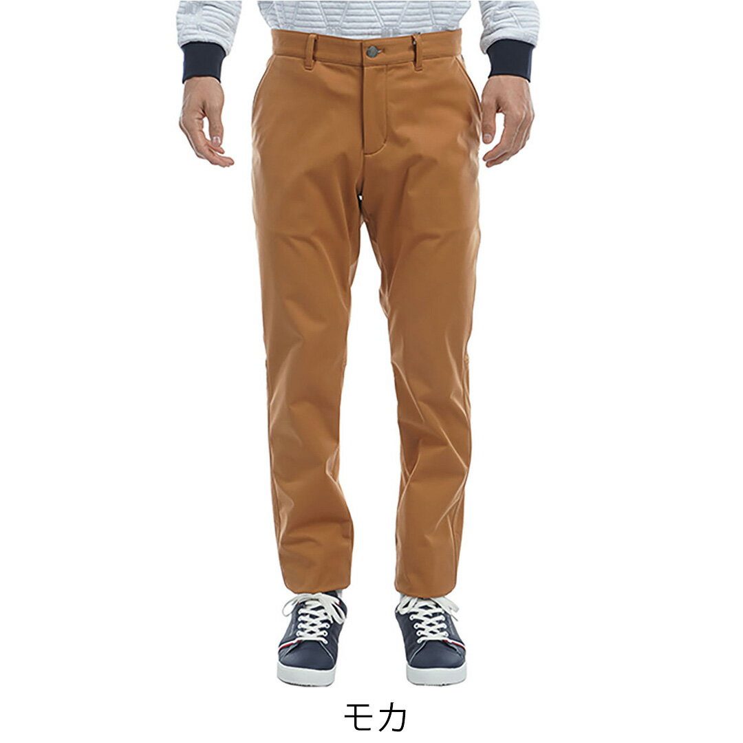 【30%OFF】【正規販売店】[Tommy Hilfiger Golf] ウィンドプルーフ　テーパードパンツ ゴルフウェア パンツ ボトムス メンズ ゴルフ ウェア 撥水 防風 防寒 ストレッチ ハイテンション 遠赤外線保温 暖かい トミー・ヒルフィガー THMA475 ヤマニゴルフ