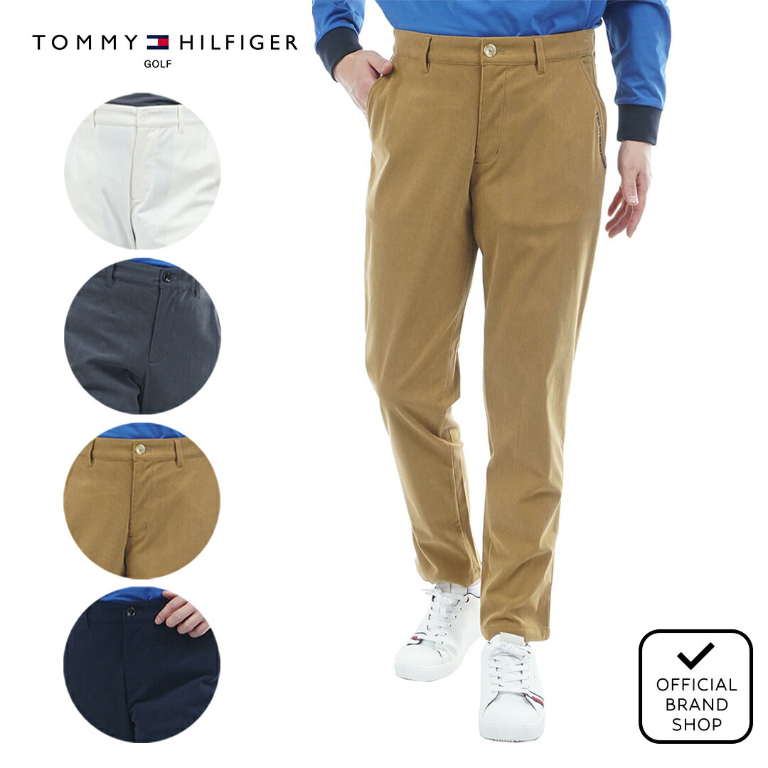 【正規販売店】[Tommy Hilfiger Golf] ストレッチコーデュロイ テ-パ-ドパンツ ゴルフウェア パンツ ボトムス メンズ ゴルフ ウェア ストレッチ ハイテンション 長ズボン テーパード 秋冬 トミー ヒルフィガー ゴルフ THMA573 ヤマニゴルフ