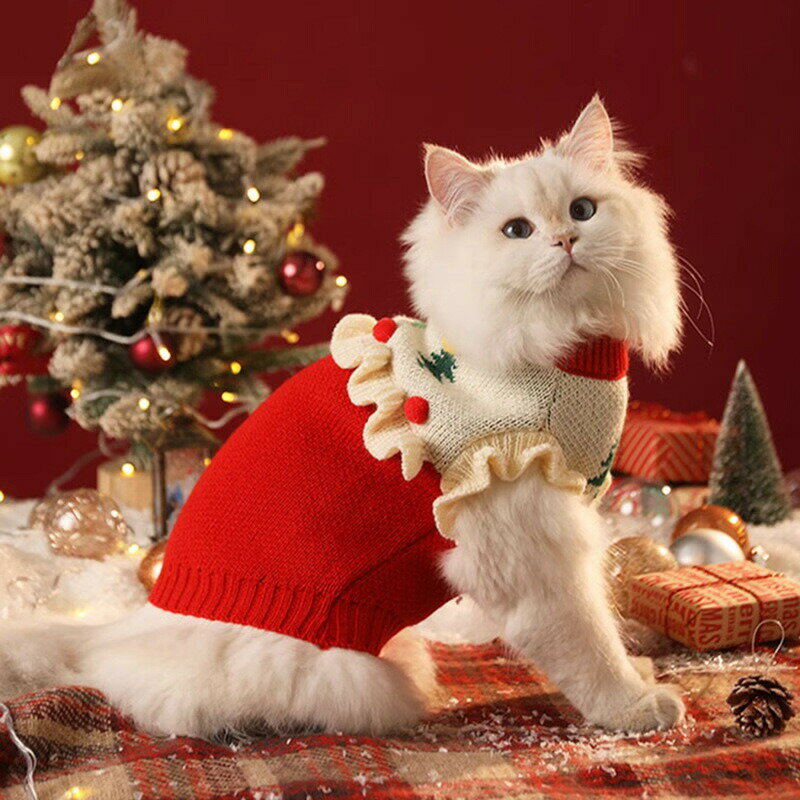 ペット クリスマス セーター 犬 猫 服 冬 暖かい 雪だるま 柄 ニット 可愛い おしゃれ イベント ペットウェア 犬の服 猫の服 小型犬 中型犬 冬服 防寒 室内 プレゼント ギフト 赤 白 緑 雪 ゆきだるま ドッグウェア キャットウェア 保温 お出かけ 記念写真
