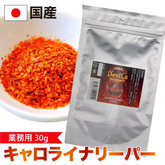 【ポイント20倍】キャロライナリーパー 業務用 超激辛 粉末 30g 一味唐辛子 香辛料 大容量 スパイス粉末 国産 瓶 調味料 とうがらし トウガラシ ハバネロ カロライナリーパー 国産 激辛 世界一 辛い 一味 スコヴィル