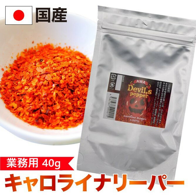 【有吉ゼミで紹介！】キャロライナリーパー 業務用 超激辛 粉末 40g 一味唐辛子 香辛料 大容量 スパイス粉末 国産 瓶 調味料 とうがらし トウガラシ ハバネロ カロライナリーパー 国産 激辛 世界一 辛い 一味 スコヴィル