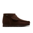 【送料無料】【クラークス オリジナルス/M ワラビーブーツ GTX/ゴアテックス】Clarks AW25 M WallabeeBT GTX Dark Brown...