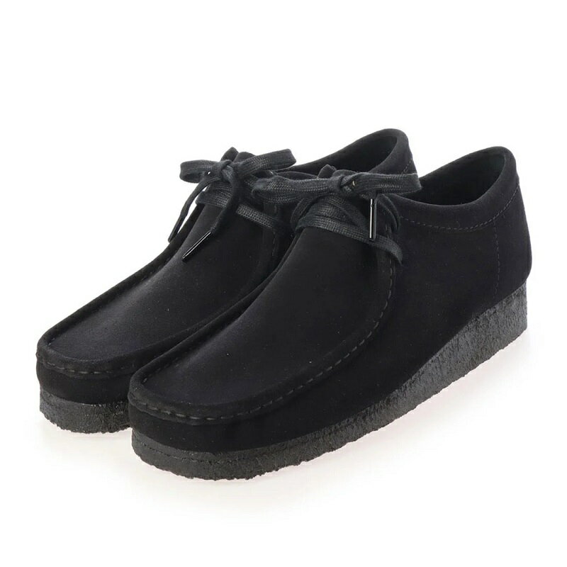 【送料無料】【定番モデル】Clarks C/O クラークスシューズ ワラビー W Wallabee Black Suede 26155522 レディースシューズ ブラック スウェード