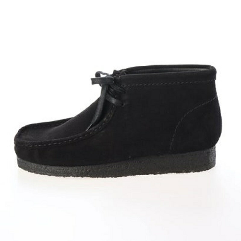 【送料無料】【定番モデル】Clarks C/O クラークスシューズ ワラビー ブーツ W Wallabee Boot Black Suede 26155521 レディースシューズ ブラック スウェード