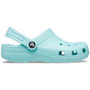 【キッズ】【クロッグ】【クラシッククロッグ】crocs 23SS クロックス サンダル クラシック クロッグ キッズ CLASSIC CLOG K Pure Water 206991-4SS キッズサンダル ピュアウォーター