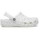 【男女兼用商品】【クラシック クロッグ】crocs 24SS クロックス クラシック ジオメトリック クロッグ CLASSIC GEOMETRIC CLOG White 209563-100 ホワイト