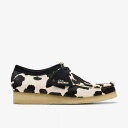 yzyr[zyJEvgzClarks SS24 N[NX M Wallabee 26176776 YV[Y Cow Print HairOn