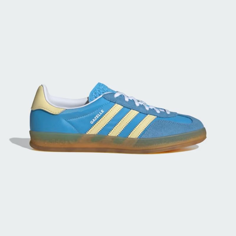 adidas 24Q2 3/28 アディダス GAZELLE INDOOR W IE2960 レディーススニーカー セミブルーバースト/オールモストイエ