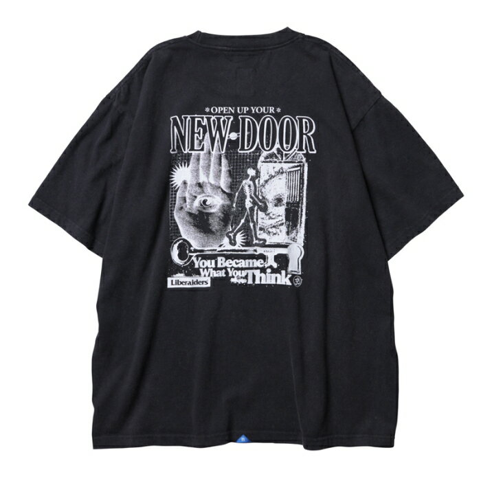 【リベレイダース/ニュードアTシャツ/3色展開】Liberaiders 25SS 4/4 NEW DOOR TEE 716102501-BLK 716102501-CHCL 716102501-WHT