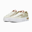 【レディース】【厚底スニーカー】PUMA 24SS プーマ ウィメンズ メイズ クラッシュド ノーフィルター MAYZE CRASHED NO FILTER WNS ALPINE SNOW 395952-01 アルパインスノー