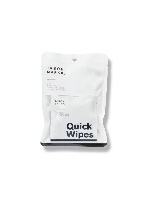 JASON MARKK ジェイソンマーク スニーカー シューズ用 クイック ワイプス 3パック QUICK WIPES 3 PACK -130210- JM-130210 ペーパータイプシュークリーナー 水不要 3枚パック