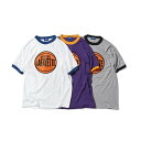 Lafayette 22 ラファイエットファッション エルエフワイティー HOOPS LOGO RINGER TEE 半袖 Tシャツ 全3色 LA220103 メンズTシャツ ホワイト グレー パープル