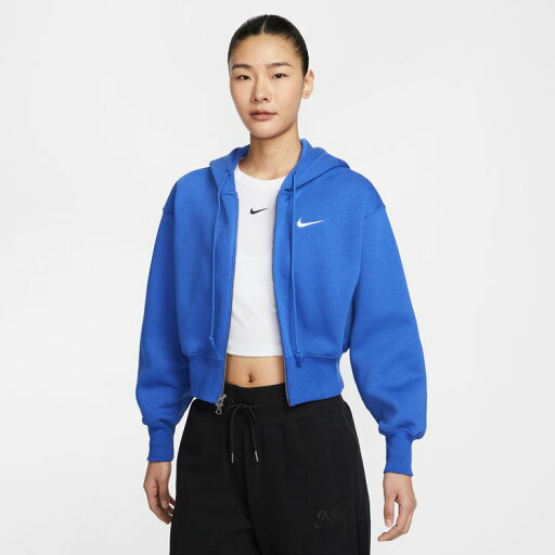 【ナイキ/ナイキ スポーツウェア フェニックス フリース /ウィメンズ ルーズ クロップド フルジップ パーカー】NIKE SP25 AS W NSW PHNX FLC LSE CROP FZ ゲームロイヤル/セイル HJ0941-480 【ナイキ/ナイキ スポーツウェア フェニックス フリース /ウィメンズ ルーズ クロップド フルジップ パーカー】NIKE SP25 AS W NSW PHNX FLC LSE CROP FZ ゲームロイヤル/セイル HJ0941-480