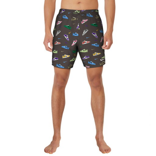 【ナイキスイム/ナイキ プリントストレッチ7 ボレーショーツ/水陸両用/エアフォース・ダンク柄】NIKE SWIM 25SS NIKE PRINT STRETCH 7”VOLLEY SHORTS バロックブラウン NESSF552-N206 【ナイキスイム/ナイキ プリントストレッチ7 ボレーショーツ/水陸両用/エアフォース・ダンク柄】NIKE SWIM 25SS NIKE PRINT STRETCH 7”VOLLEY SHORTS バロックブラウン NESSF552-N206