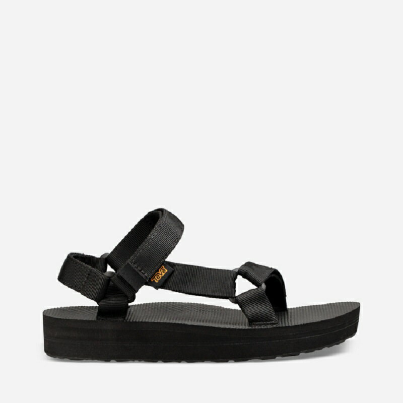 TEVA テバ サンダル レディース ミッドフォーム ユニバーサル W MIDFORM UNIVERSAL BLK 1090969-BLK レディースサンダル 再生ポリエステル使用 オールブラック