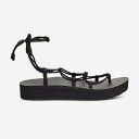 【厚底サンダル】【グラディエーター】TEVA C/O テバ サンダル レディース ミッドフォーム インフィニティ W MIDFORM INFINITY BLAC...