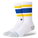 【NBA チームソックス】【ゴールデンステート・ウォリアーズ】STANCE 24FW スタンス チューブ GSW TUBE GSW A555C24TWA#WHT A555C24TWA-WHT ホワイト