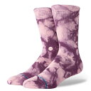【カジュアルソックス】STANCE 24FW スタンス タイド アップ クルー TIED UP CREW A556C24TIE#ROS A556C24TIE-ROS ローズ(4)