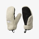 【セール30%OFF】THE NORTH FACE F24 ザ・ノースフェイス リバーシブルエクストリームパイルミット Reversible Extreme Pile Mitt オートミールxTNFグリーン NN62407-OG(4)