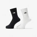 【クルーソックス】【2足組】【オーガニックコットン】THE NORTH FACE 24SS ザ・ノースフェイス TNF ロゴ 2P クルー TNF Logo 2...