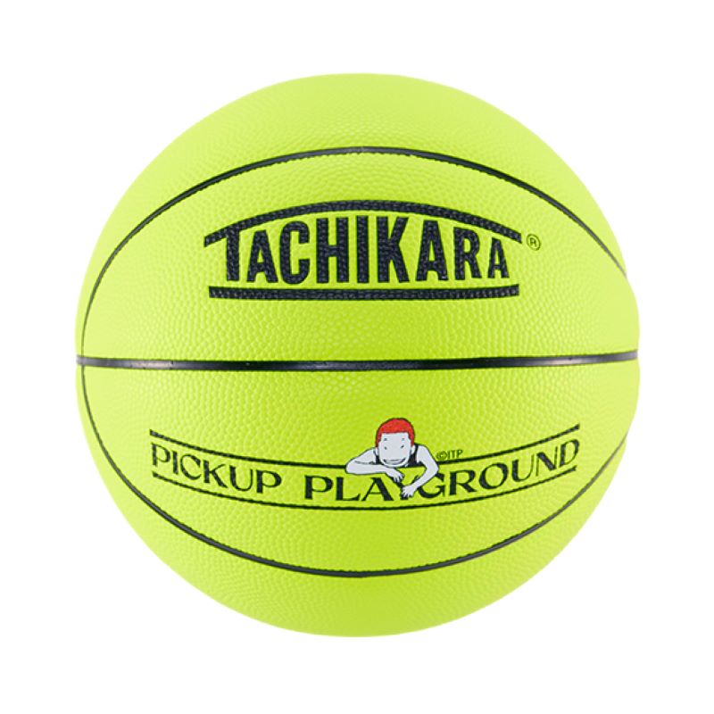 ボール 【送料無料】【タチカラ/バスケットボール/3号球/スラムダンクコラボ/ピックアッププレーグラウンド別注】TACHIKARA BASKETBALL PICK UP PLAYGROUND ×TACHIKARA BALL PACK SB3-512 Neon Yellow